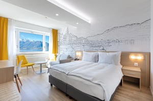 Deluxe Zimmer Borghi_bed