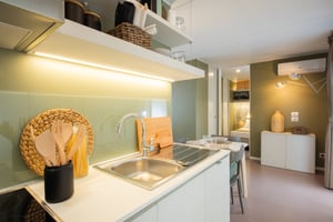 Verzasca Lodge cucina glamping