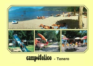 Vintage Campofelice Postkarte